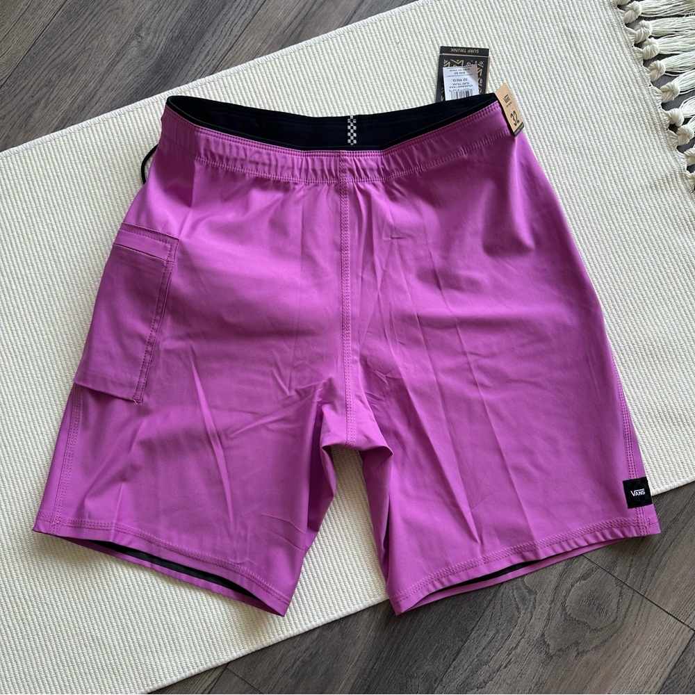 Vans Bold Fly-less Surf Pink Trunks